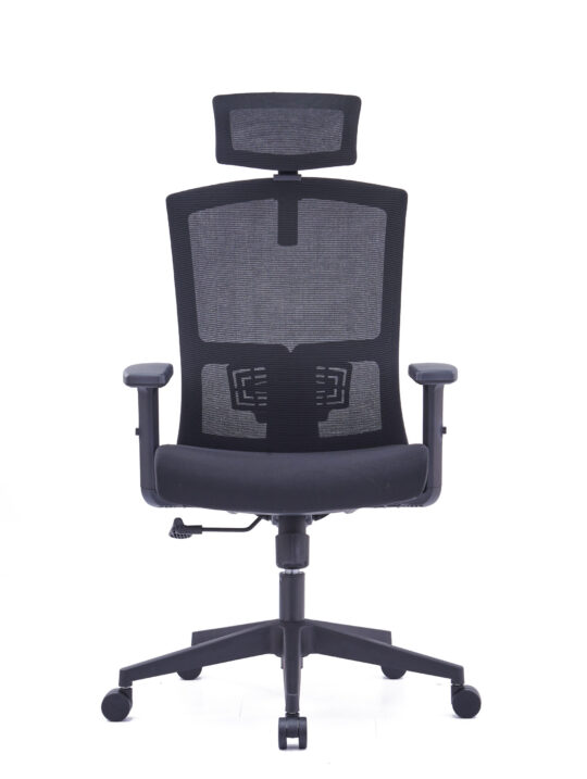 FurniConcepts U-037A Black Frame Obsidian