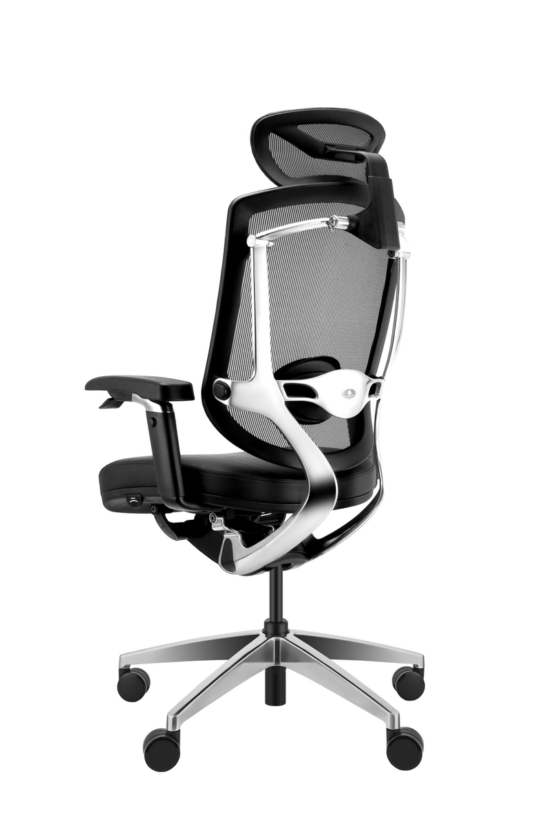 FurniConcepts Nero Task Chair With Headrest