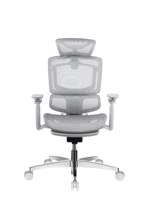 FurniConcepts Bianco Task Chair O2B Grey With Mesh Seat