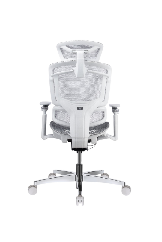 FurniConcepts Bianco Task Chair O2B Grey With Mesh Seat