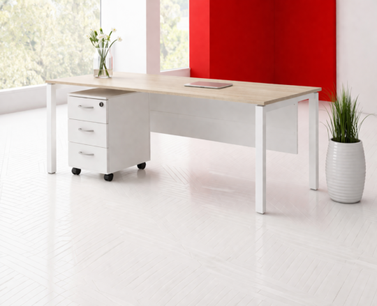 FurniConcepts C Rectangular Desk
