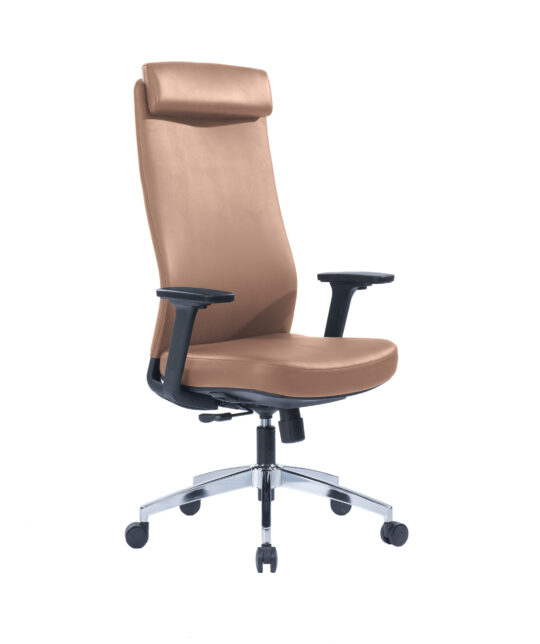 FurniConcepts CH-366A Brown PU Poseidon